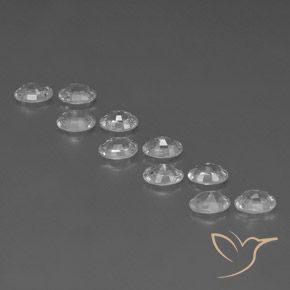 Gemme di Zircone Bianco naturale da 7.76 ct, Ovale, VVS-VS