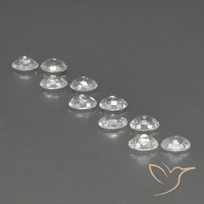 Gemme di Zircone Bianco naturale da 7.75 ct, Ovale, VVS-VS