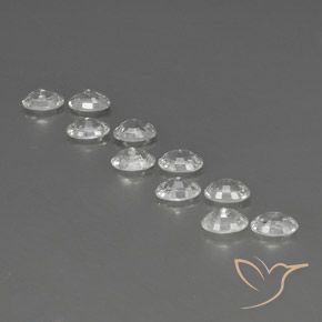Gemme di Zircone Bianco naturale da 7.54 ct, Ovale, VVS-VS