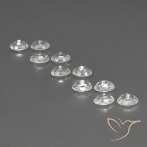 Gemme di Zircone Bianco naturale da 7.80 ct, Ovale, VVS-VS