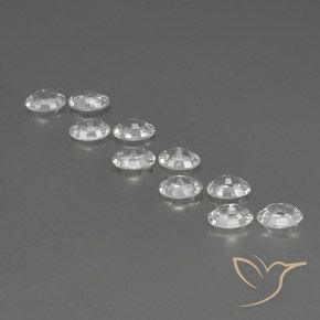 Gemme di Zircone Bianco naturale da 6.93 ct, Ovale, VVS-VS