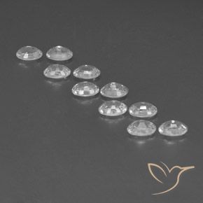 Gemme di Zircone Bianco naturale da 7.65 ct, Ovale, VVS-VS