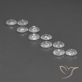 Gemme di Zircone Bianco naturale da 7.80 ct, Ovale, VVS-VS