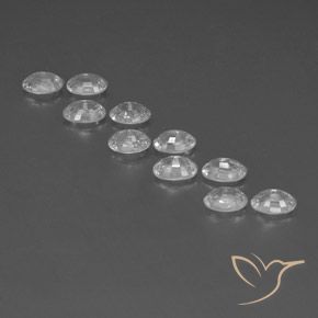 Gemme di Zircone Bianco naturale da 7.50 ct, Ovale, VVS-VS