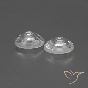 Gemme di Zircone Bianco naturale da 1.74 ct, Ovale, VVS-VS