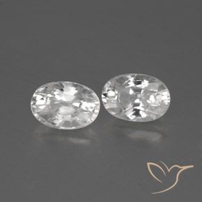 Gemme di Zircone Bianco naturale da 1.68 ct, Ovale, VVS