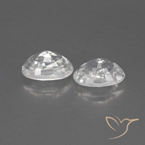 Gemme di Zircone Bianco naturale da 1.75 ct, Ovale, VVS