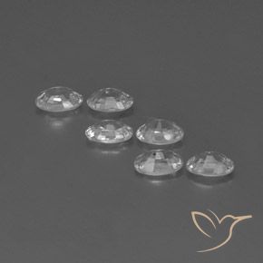 Gemme di Zircone Bianco naturale da 4.38 ct, Ovale, VVS-VS