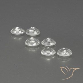 Gemme di Zircone Bianco naturale da 4.74 ct, Ovale, VVS-VS