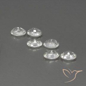 Gemme di Zircone Bianco naturale da 4.54 ct, Ovale, VVS-VS