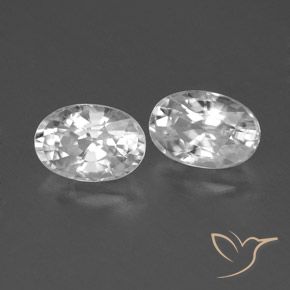 Gemme di Zircone Bianco naturale da 1.69 ct, Ovale, VVS