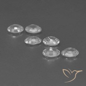 Gemme di Zircone Bianco naturale da 4.42 ct, Ovale, VVS-VS