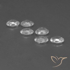 Gemme di Zircone Bianco naturale da 4.03 ct, Ovale, VVS-VS