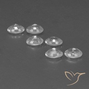 Gemme di Zircone Bianco naturale da 4.64 ct, Ovale, VVS-VS