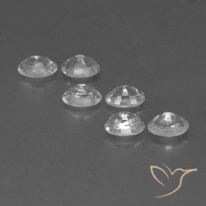 Gemme di Zircone Bianco naturale da 4.77 ct, Ovale, VVS-VS
