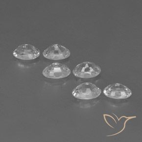 Gemme di Zircone Bianco naturale da 4.68 ct, Ovale, VVS-VS