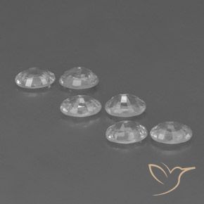 Gemme di Zircone Bianco naturale da 4.55 ct, Ovale, VVS-VS