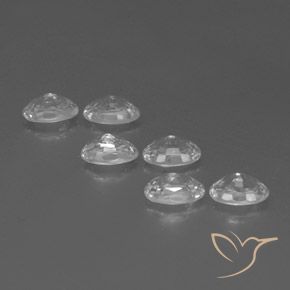 Gemme di Zircone Bianco naturale da 4.77 ct, Ovale, VVS-VS