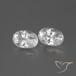 Gemme di Zircone Bianco naturale da 1.63 ct, Ovale, VVS