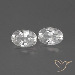 Gemme di Zircone Bianco naturale da 1.70 ct, Ovale, VS