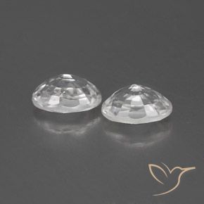 Gemme di Zircone Bianco naturale da 1.69 ct, Ovale, VVS