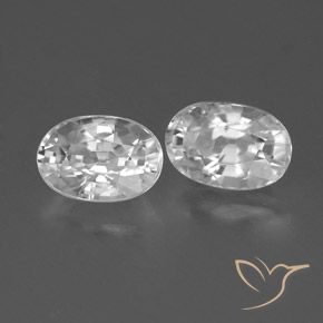 Gemme di Zircone Bianco naturale da 1.79 ct, Ovale, VVS