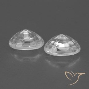 Gemme di Zircone Bianco naturale da 1.79 ct, Ovale, VVS