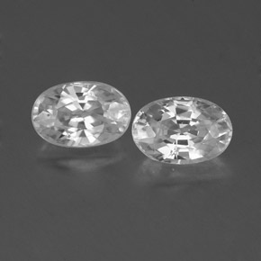 Gemme di Zircone Bianco naturale da 1.60 ct, Taglio ovale, VVS