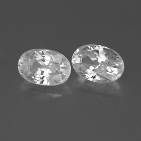 Gemme di Zircone Bianco naturale da 1.60 ct, Taglio ovale, VVS