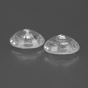 Gemme di Zircone Bianco naturale da 1.60 ct, Taglio ovale, VVS