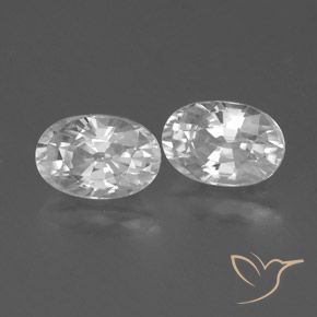 Gemme di Zircone Bianco naturale da 1.78 ct, Ovale, VVS