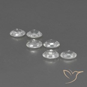 Gemme di Zircone Bianco naturale da 4.44 ct, Ovale, VVS-VS