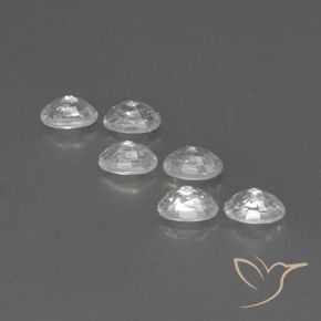 Gemme di Zircone Bianco naturale da 5.25 ct, Ovale, VVS-VS