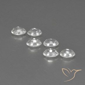Gemme di Zircone Bianco naturale da 4.61 ct, Ovale, VVS-VS