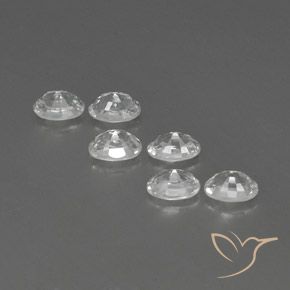 Gemme di Zircone Bianco naturale da 5.00 ct, Ovale, VVS-VS