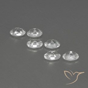 Gemme di Zircone Bianco naturale da 4.61 ct, Ovale, VVS-VS
