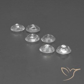 Gemme di Zircone Bianco naturale da 4.69 ct, Ovale, VVS-VS