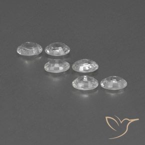 Gemme di Zircone Bianco naturale da 4.54 ct, Ovale, VVS-VS