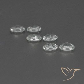 Gemme di Zircone Bianco naturale da 4.13 ct, Ovale, VVS-VS