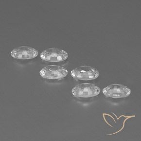 Gemme di Zircone Bianco naturale da 4.08 ct, Ovale, VVS-VS
