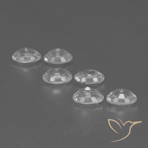 Gemme di Zircone Bianco naturale da 4.60 ct, Ovale, VVS-VS