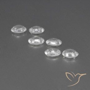 Gemme di Zircone Bianco naturale da 4.01 ct, Ovale, VVS-VS