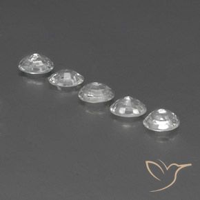 Gemme di Zircone Bianco naturale da 3.96 ct, Ovale, VVS