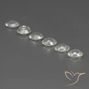 Gemme di Zircone Bianco naturale da 4.52 ct, Ovale, VVS