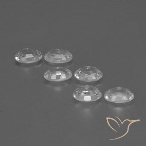 Gemme di Zircone Bianco naturale da 4.57 ct, Ovale, VVS-VS