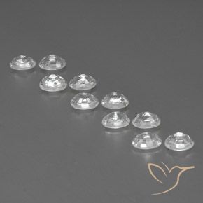 Gemme di Zircone Bianco naturale da 8.84 ct, Ovale, VVS-VS