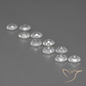 Gemme di Zircone Bianco naturale da 8.30 ct, Ovale, VVS-VS