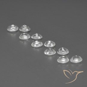 Gemme di Zircone Bianco naturale da 7.94 ct, Ovale, VVS-VS