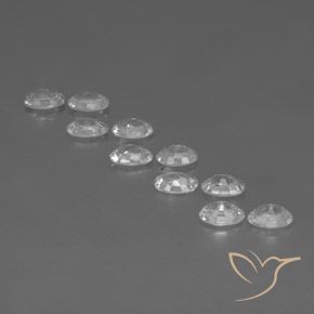 Gemme di Zircone Bianco naturale da 6.86 ct, Ovale, VVS-VS