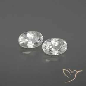 Gemme di Zircone Bianco naturale da 1.75 ct, Ovale, VVS